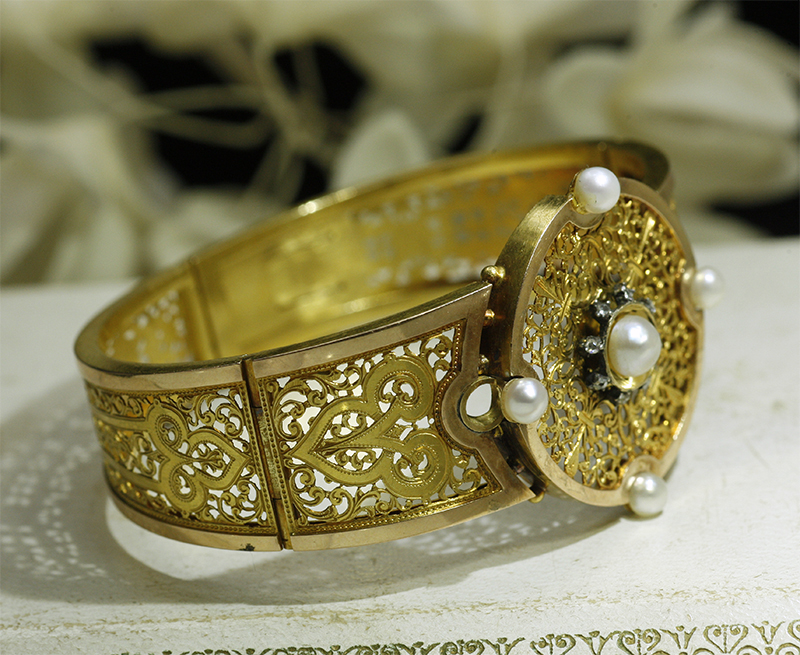 シルバーオープンバングル 金色装飾 wbg1648_gop.jpg